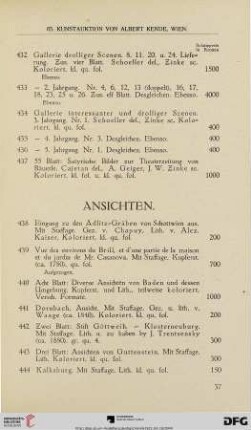 Ansichten (Nr. 438 - 459)