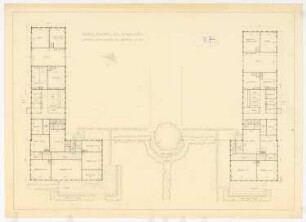Forstdienstgehöfte, Kruppamühle: Grundriss M 1:100