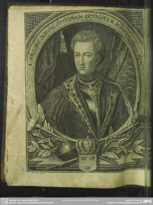 Carolus XII. D. G. Svecorum Gothorum & Vandalorum Rex