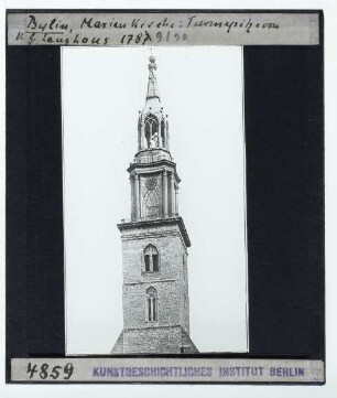 Berlin, Marienkirche : Turm, Turmspitze