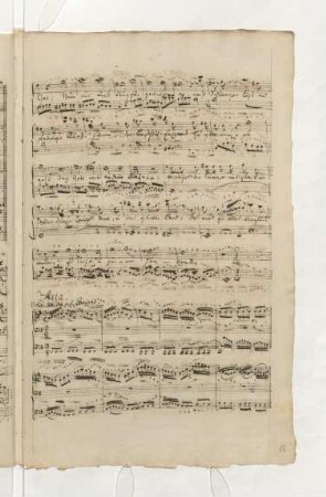 3. Aria (B): Gleichwie die wilden Meereswellen