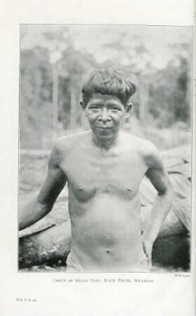 Jakun of mixed type, Bukit Prual, Selangor