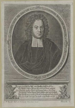 Bildnis des Gottfried Arnold