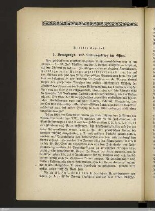 1. Bewegungs- und Stellungskrieg im Osten