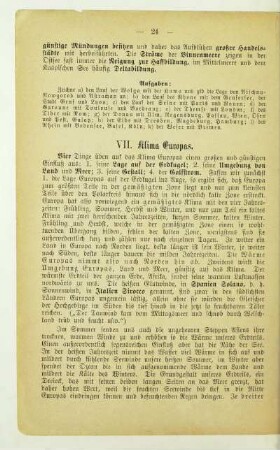 VII. Klima Europas