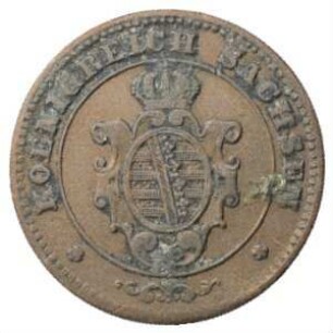 Münze, Pfennig, 1863