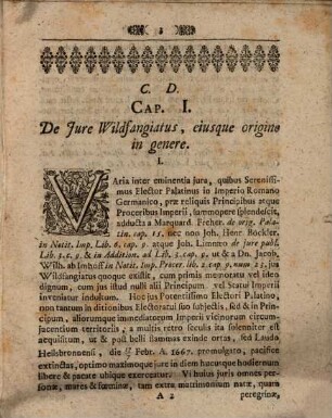 Q.D.B.V. Dissertatio Pvblica De Ivre Wildfangiatus Serenissimo Electori Palatino Proprio