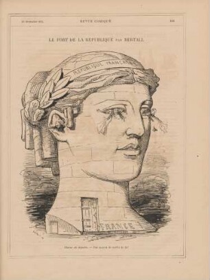 Le fort de la republique par Bertall