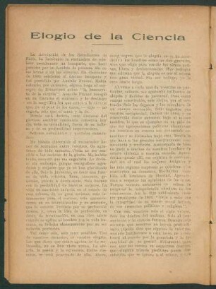 Elogio de la ciencia