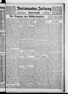 Dortmunder Zeitung. 1874-1939