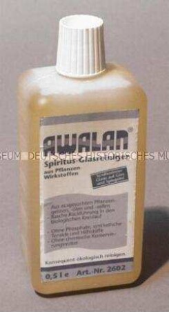 Spiritus-Glasreiniger, ökologisch, 0,5-Liter-Flasche mit Inhalt