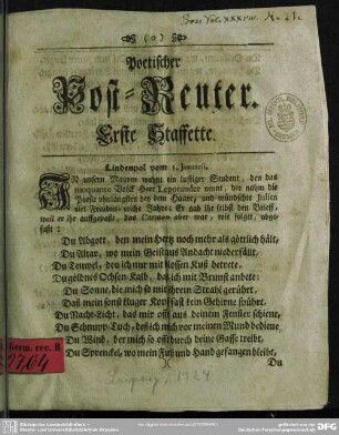 Poetischer Post-Reuter