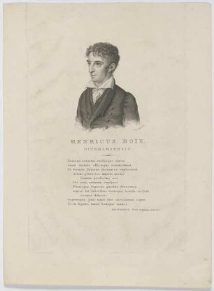 Bildnis des Henricus Boie