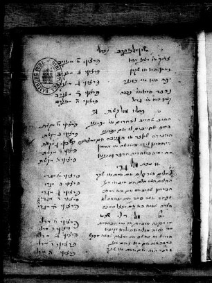 Goralot, fol. 12-27 : SUB Hamburg Cod. hebr. 136