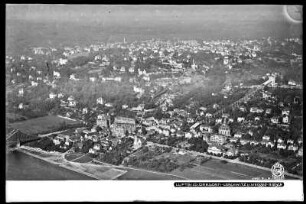 Dresden, Loschwitz und Weißer Hirsch, Luftbild