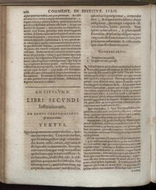 Ad Titulum II. - Ad Titulum VI.