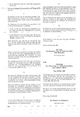Anweisung zur Delegierung an Zentralberufsschulen zum Lehrjahr 1969/70 : 27/69 vom 30. Mai 1969 ; [Verfügungen]