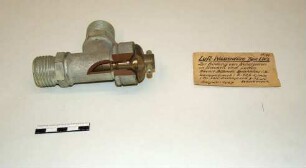 Teilschnitt einer Luftwasserdüse
