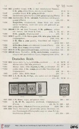 Deutsches Reich (Nr. 1059-1068)