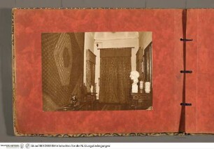 Album mit Fotografien aus dem Palazzo ZuccariAnsicht des Korridors im 2. Obergeschoss - Riccio-Album