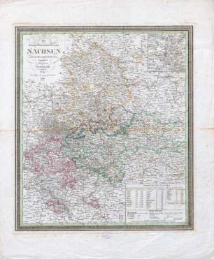 Die Königl. Preussische Provinz Sachsen ; nebst den Herzogl. Anhaltischen Laendern