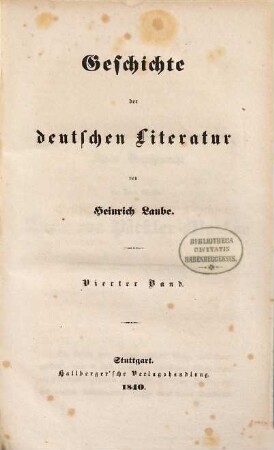 Geschichte der deutschen Literatur, 4