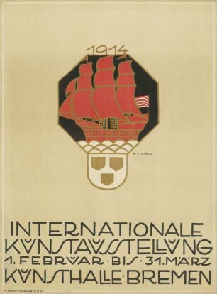 Internationale Kunstausstellung 1914. Kunsthalle Bremen