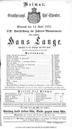 Hans Lange
