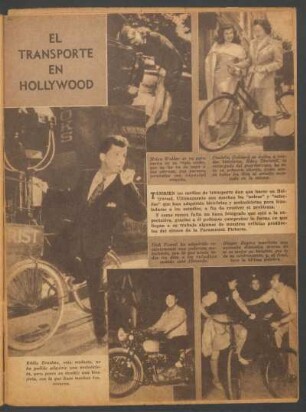 El transporte en Hollywood