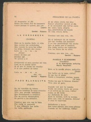 La cordobesa : (Zamba)