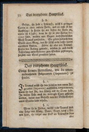 Das vierzehente Hauptstück