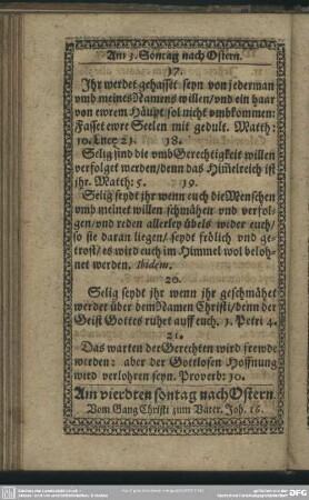 Am vierdten sontag nach Ostern