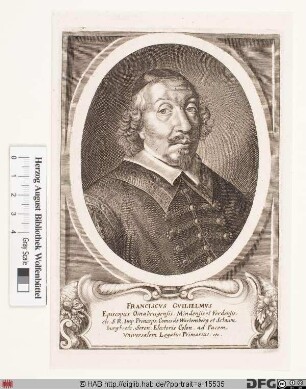 Bildnis Franz Wilhelm (Graf von Wartenberg), 1625-34 u. 1648-61 Fürstbischof von Osnabrück