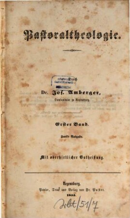 Pastoraltheologie, 1