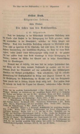 Erstes Buch. Allgemeine Lehren.