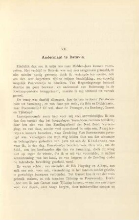 VII. Andermaal te Batavia