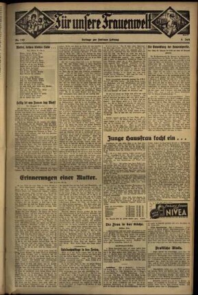Zweite Ausgabe vom Donnerstag, den 05. Juli 1934.