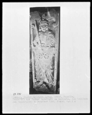 Grabstein des Vogtes Giselbert de Goslaria