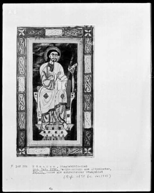 Perikopenbuch aus Kloster Altomünster — Evangelist Lukas, Folio 11recto