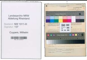 Entnazifizierung Wilhelm Cuypers , geb. 24.01.1898 (Gartenarbeiter)