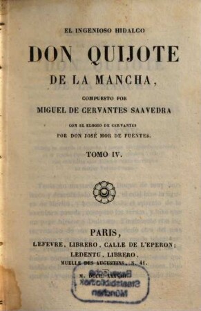El ingenioso hidalgo Don Quijote de la Mancha, 4