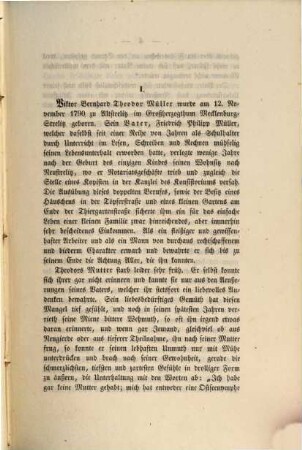 Der Veteran von Hofwyl. 1, Theodor Müllers Jugendleben in Mecklenburg und Jena : ein kulturgeschichtliches Lebensbild ...