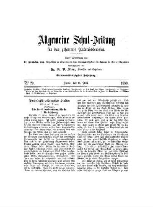 Phsychologisch - pädagogische Studien. Altes und Neues : (Fortsetzung)
