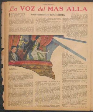 La voz del más allá : Cuento dramático por Lauce Sieveking
