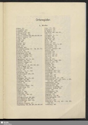 Ortsregister