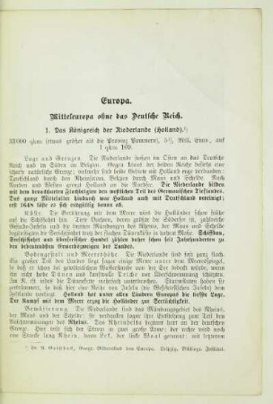 Mitteleuropa ohne das Deutsche Reich