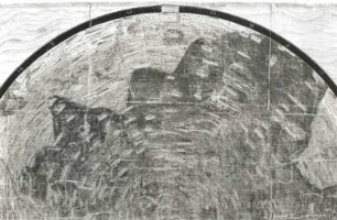 Rundkarten kursächsischer Waldgebiete (Humelius-Risse, Kreiskarten für Jagd- u. Forstzwecke, Dresden, um 1560), Torgauer Heide (südöstlich Dübener Heide und nordwestlich Dahlener Heide), von Johannes Humelius, aquarellierte Zeichnung, 67 x 67 cm, ca. 1 : 50 000. Ausschnitt : Westteil mit Muldeniederung zwischen Eilenburg, Düben und Schmiedeberg
