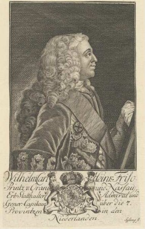 Bildnis von Wilhelm Carl Heinrich Friso, Prinz von Oranien und Nassau