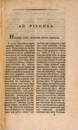 Specimen editionis Artis poeticae : (vers. 1 - 23)