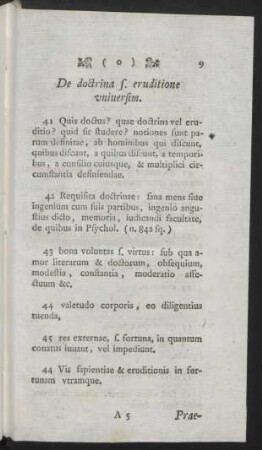 De doctrina s. eruditione universim